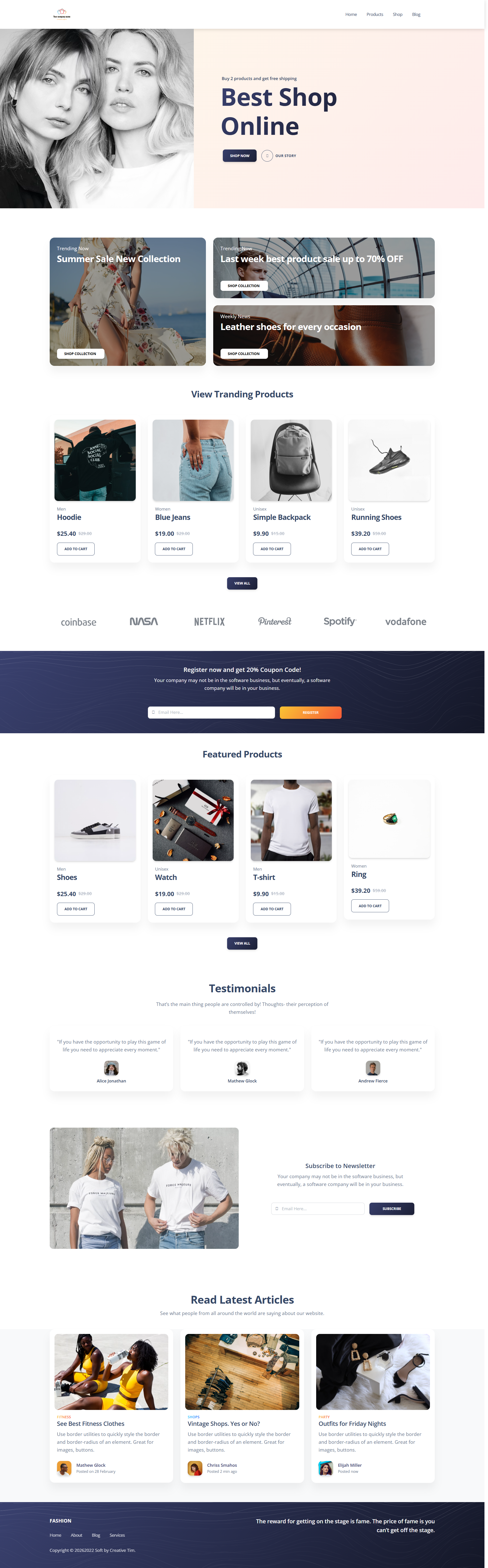 Fashion Retail Template